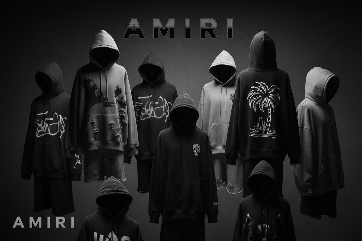 AMIRI Hoodies Collection Banner
