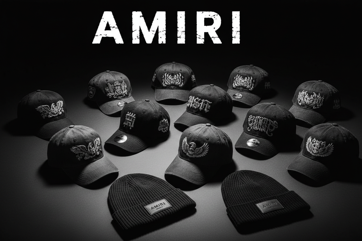 AMIRI Hats Collection Banner