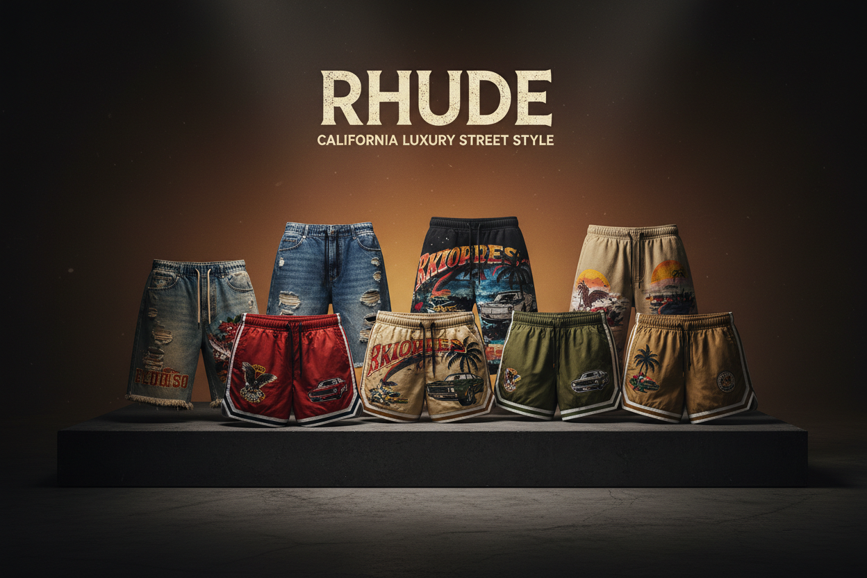 RHUDE Shorts Collection Banner