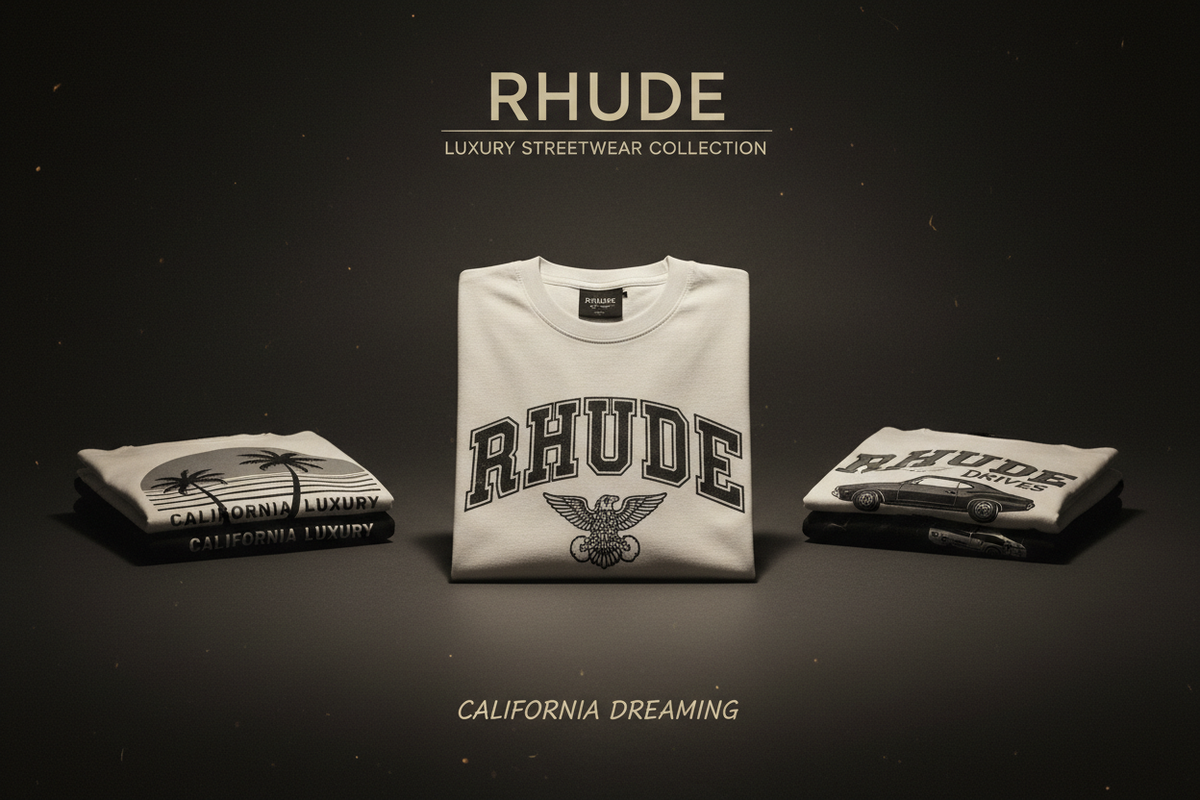 RHUDE T-Shirts Collection Banner