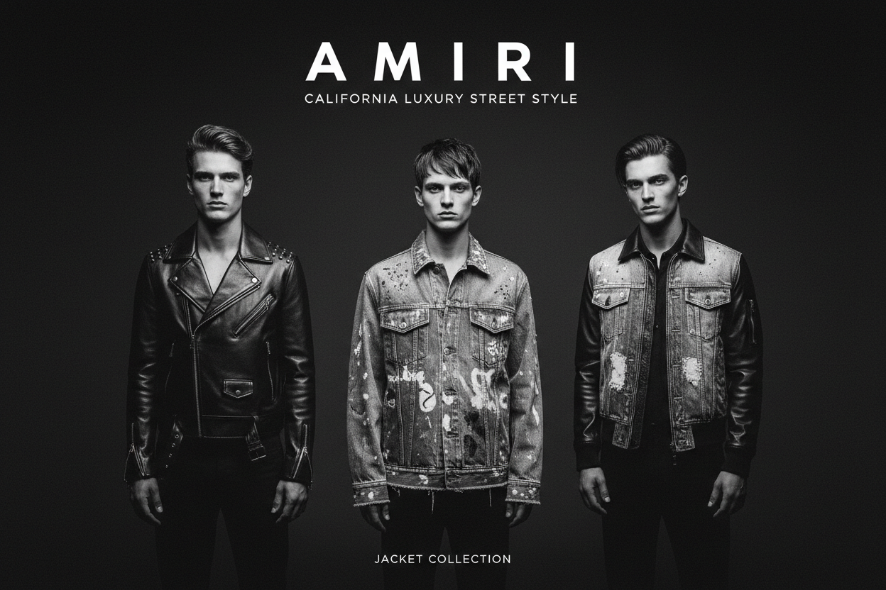 AMIRI Jackets Collection Banner