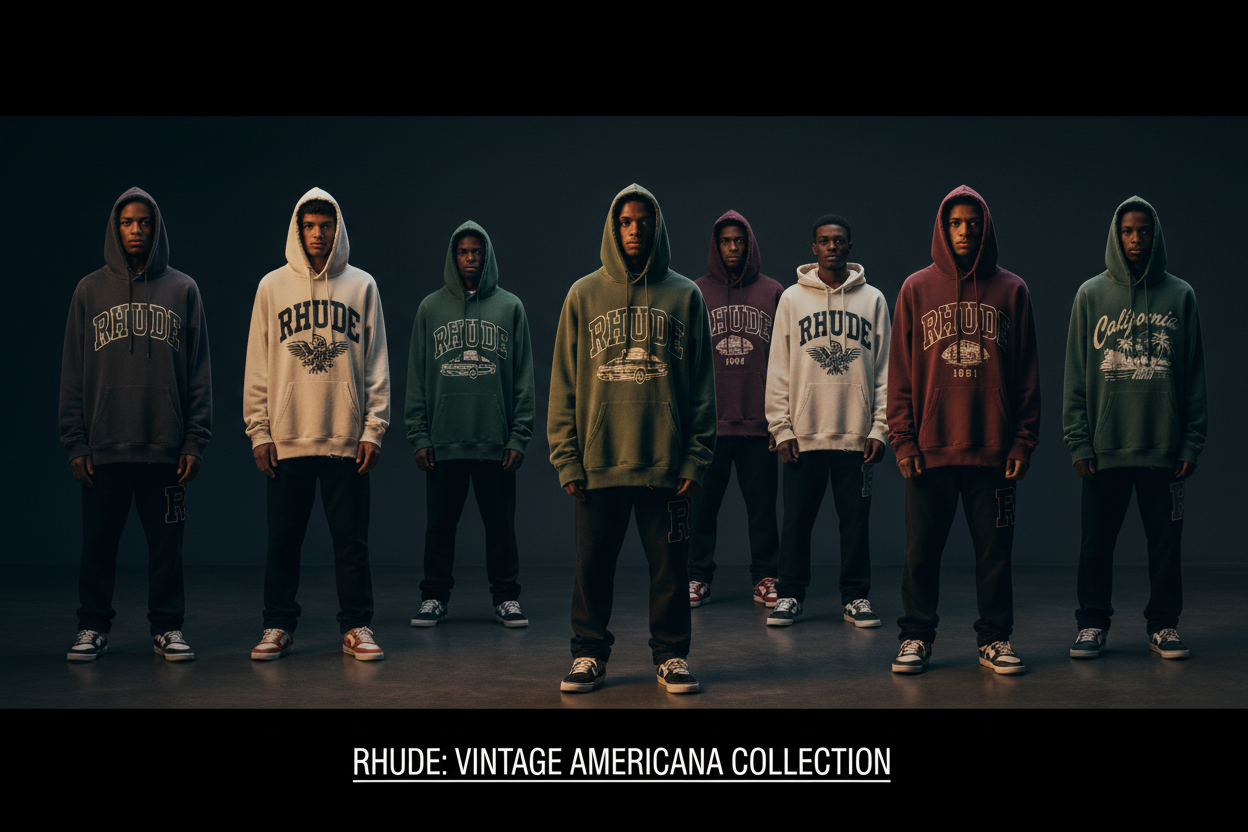 RHUDE Hoodies Collection Banner