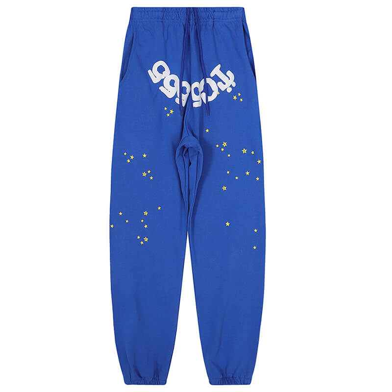 Sp5der TC5 Guardian Angel Jogger Pants – Blue