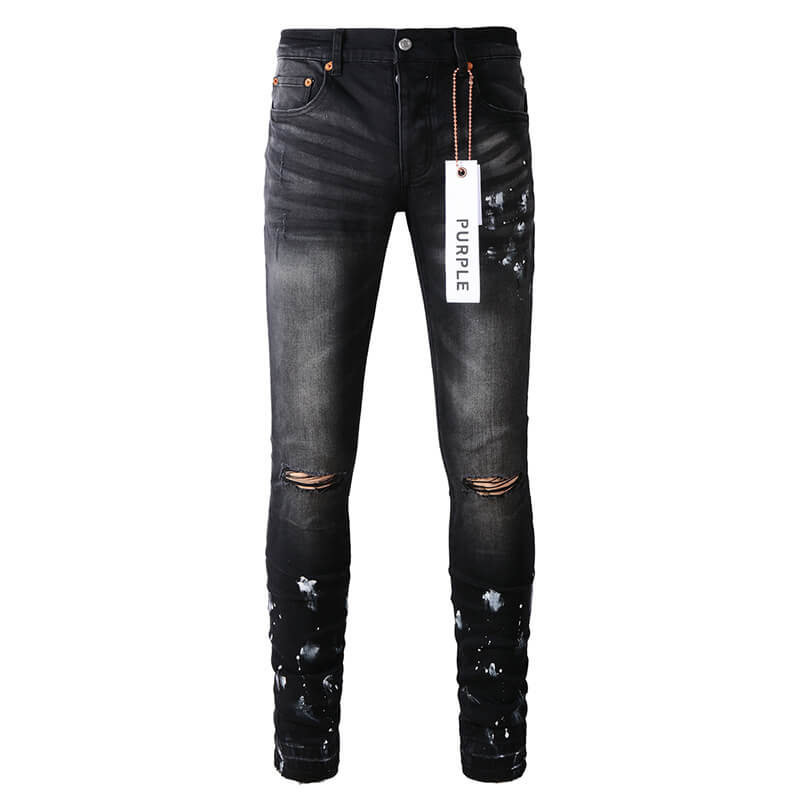 Purple Brand Jeans #9002 – Skinny Fit Distressed Denim