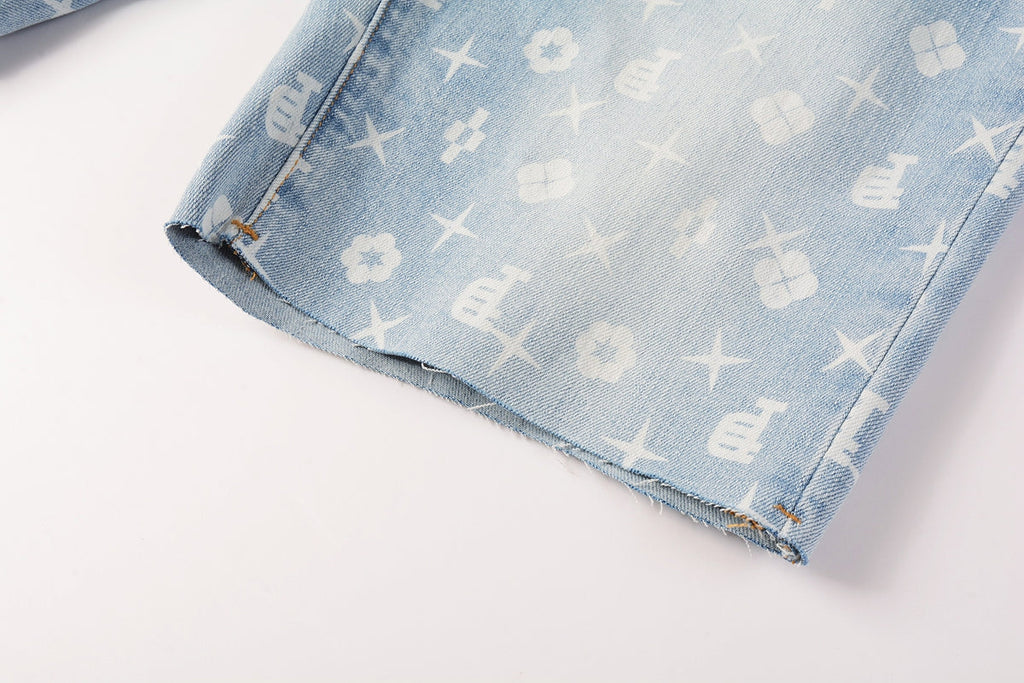 Purple Brand Denim Shorts #5089 | Relaxed Fit Cotton