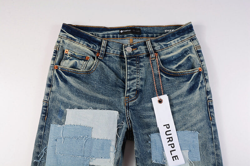 Purple Brand Jeans #9015 – Skinny Fit Scratched Denim