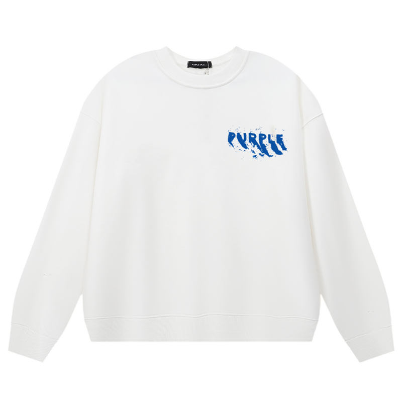 Purple Brand Logo Printed Sweatshirt