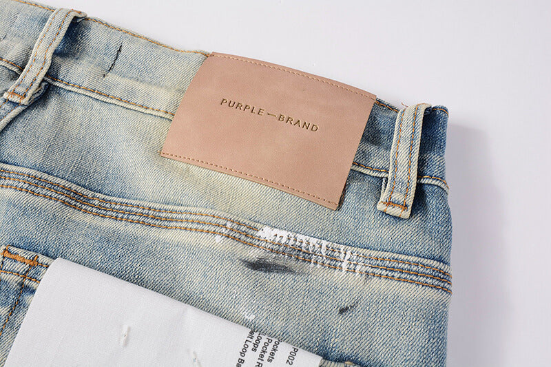 Purple Brand Jeans #9007 | Skinny Fit Scratched Denim