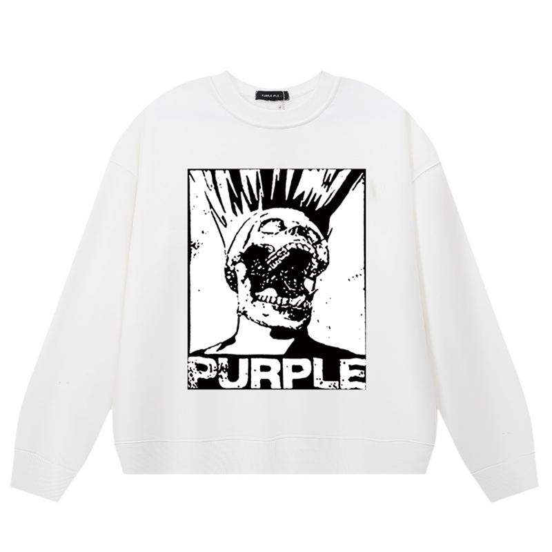 Purple Brand Logo Printed Sweatshirt