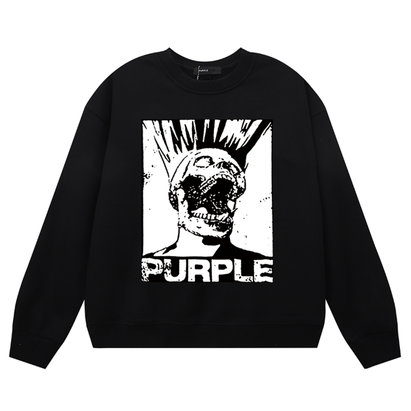Purple Brand Logo Printed Sweatshirt
