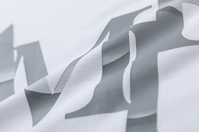 AMIRI Staggered Logo Print Cotton Jersey T-Shirt