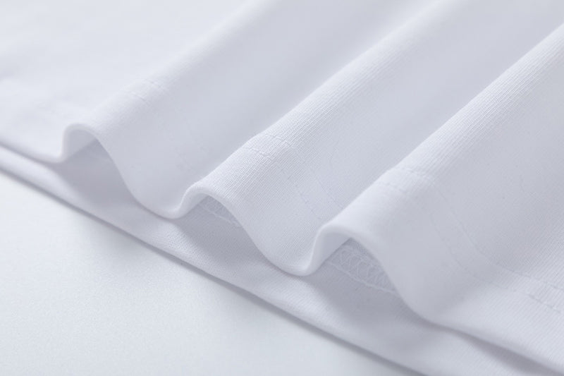 AMIRI Staggered Logo Print Cotton Jersey T-Shirt