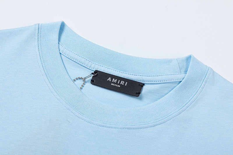 AMIRI Letter Logo Print Cotton T-Shirt