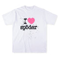 Sp5der I Heart SP5DER T-Shirt – Multi-Color Graphic Streetwear Tee