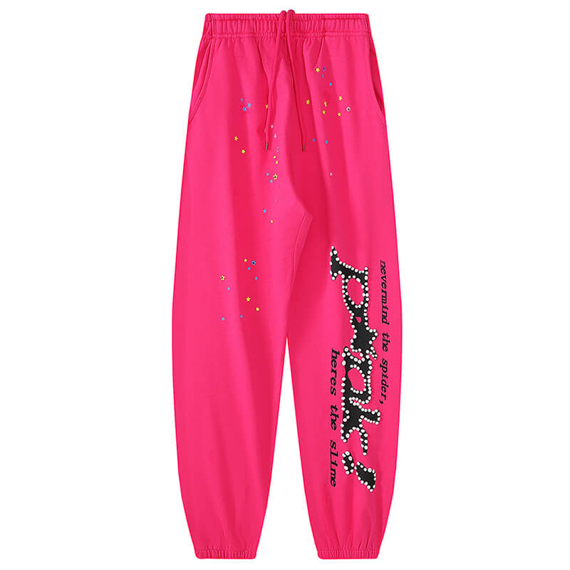 Sp5der Young Thug Pant Pink #8301