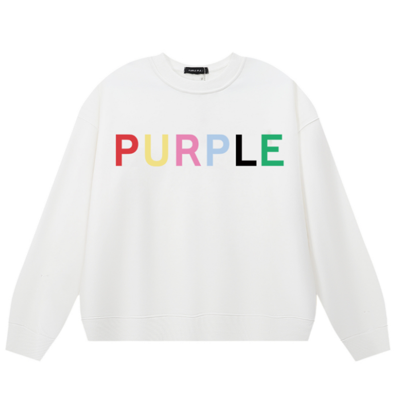 Purple Brand Logo Printed Sweatshirt