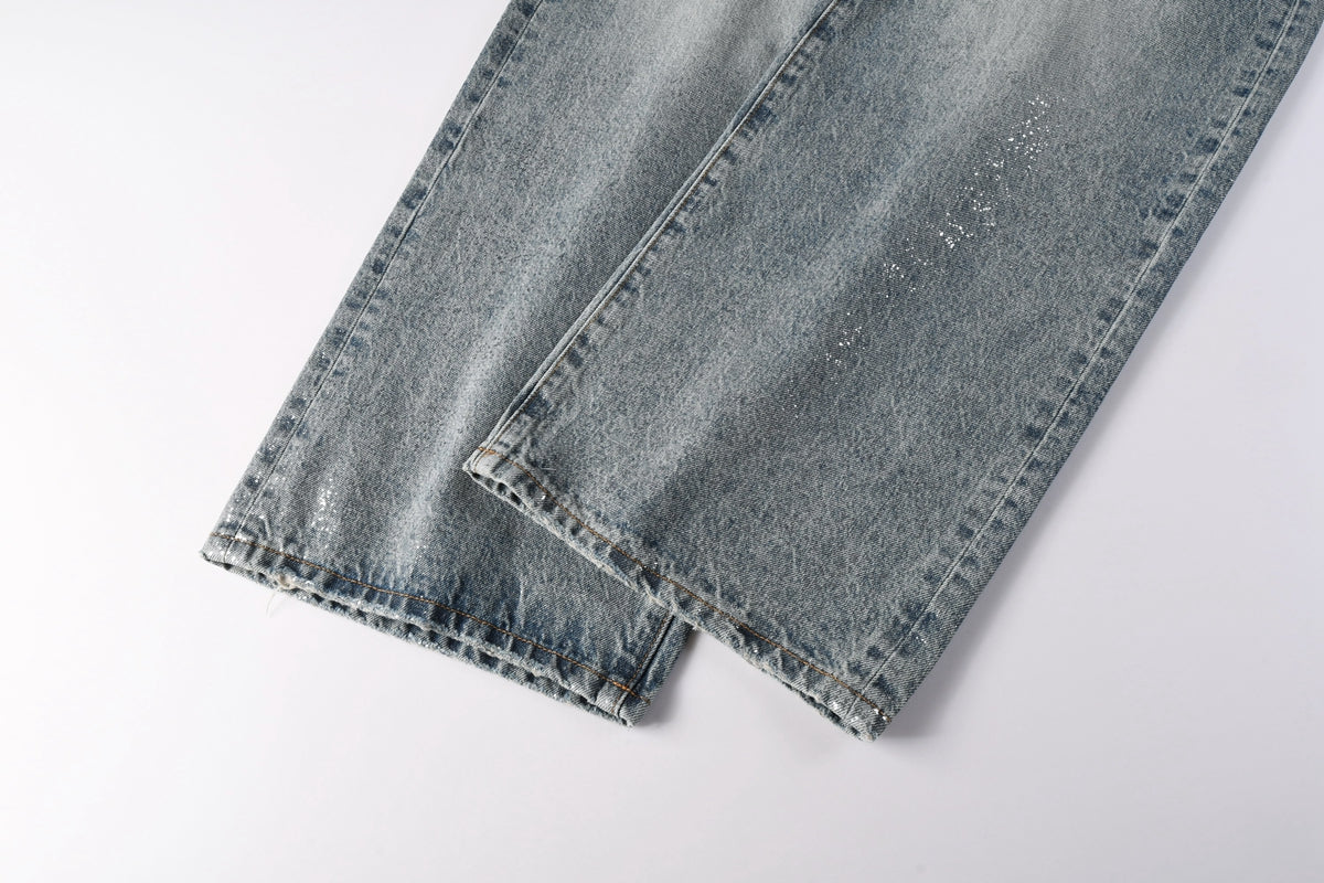 Purple Brand Crystal Diamond Skinny Jeans #PU101