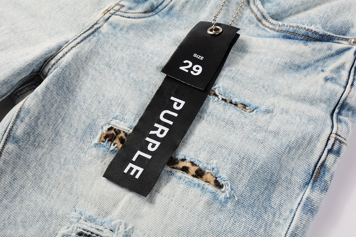 Purple Brand Denim Shorts #5087 – Relaxed Fit Pre-Fall 2024
