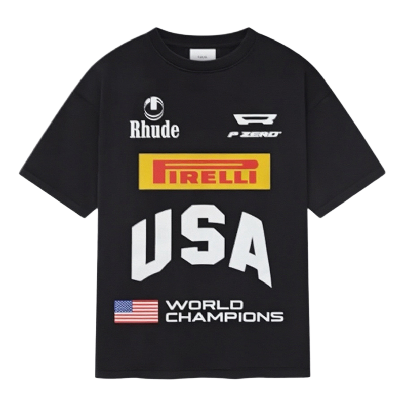 Rhude Pirelli USA World Champions Tee