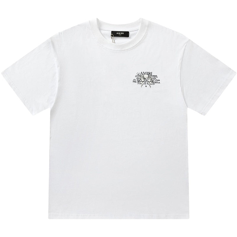 AMIRI Round Neck Street Style Cotton T-Shirt