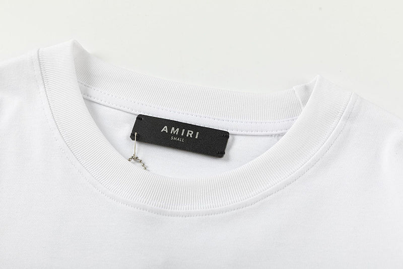 AMIRI Round Neck Street Style Cotton T-Shirt
