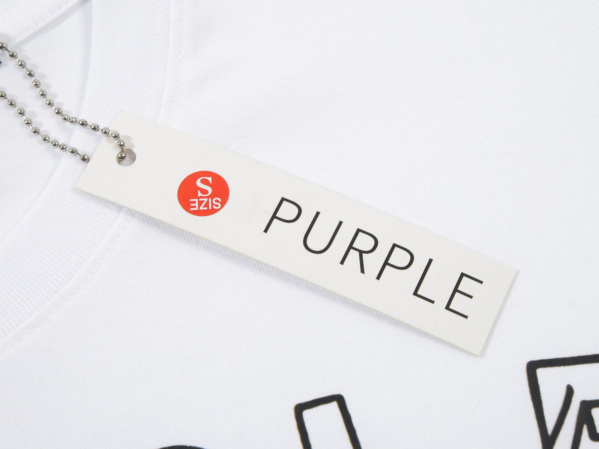 Purple Brand T-Shirt – White