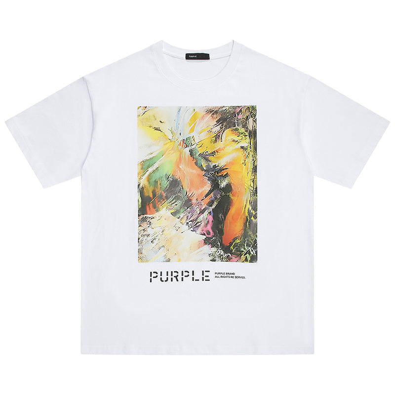 Purple Brand T-Shirt – White