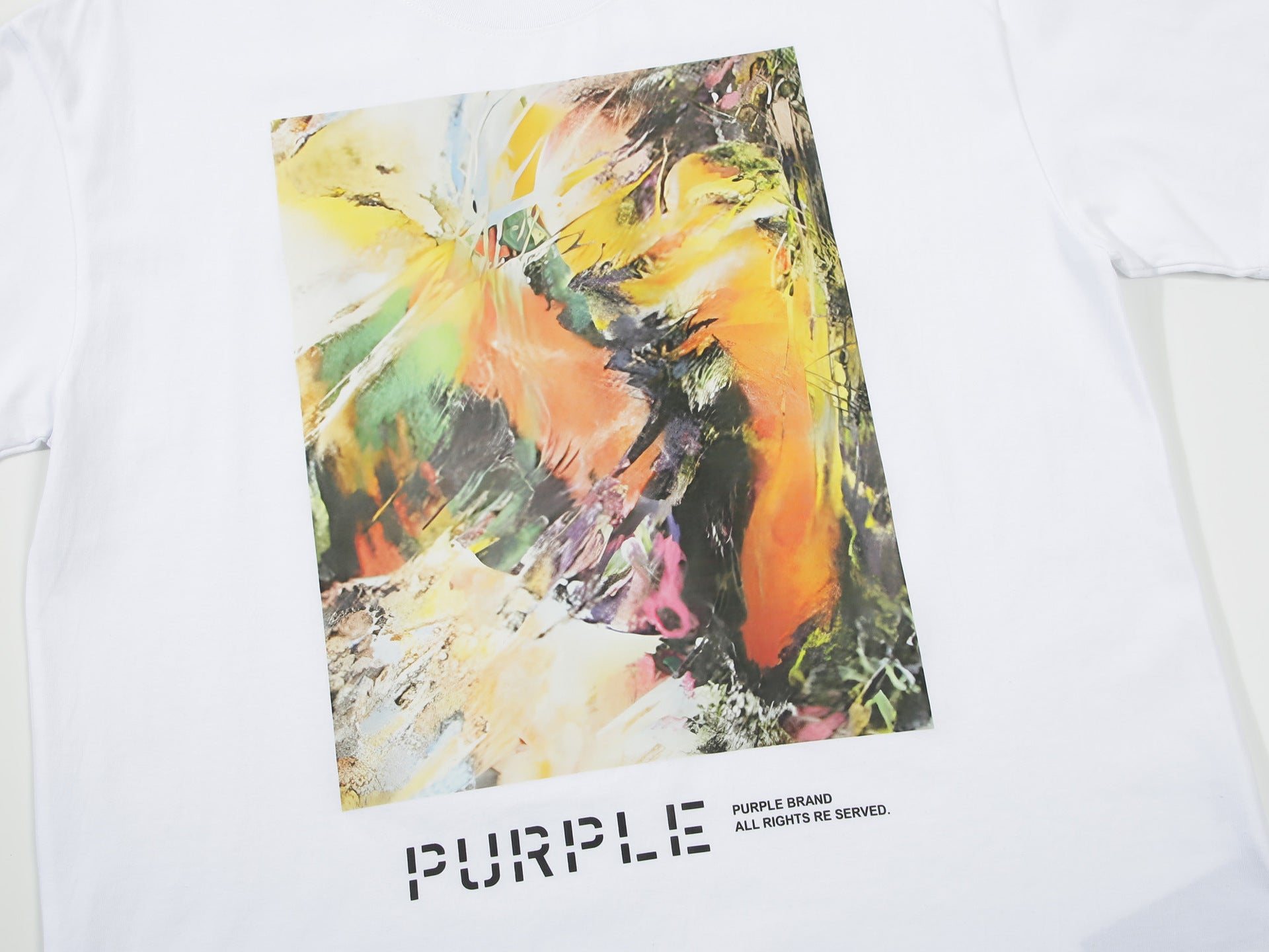 Purple Brand T-Shirt – White
