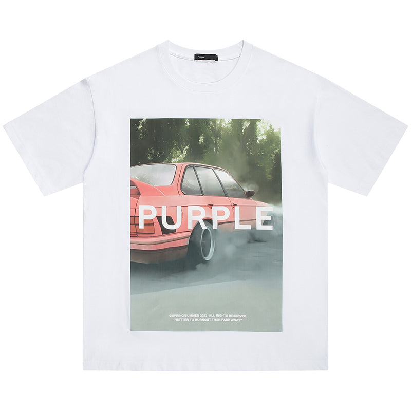 Purple Brand T-Shirt – White