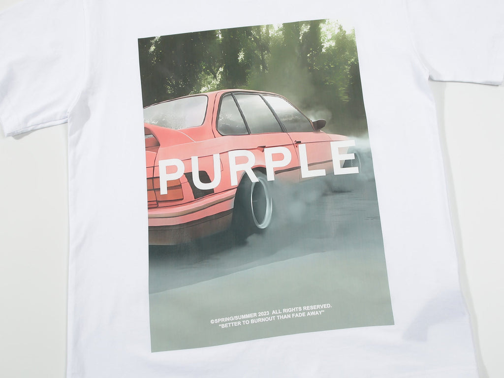 Purple Brand T-Shirt – White