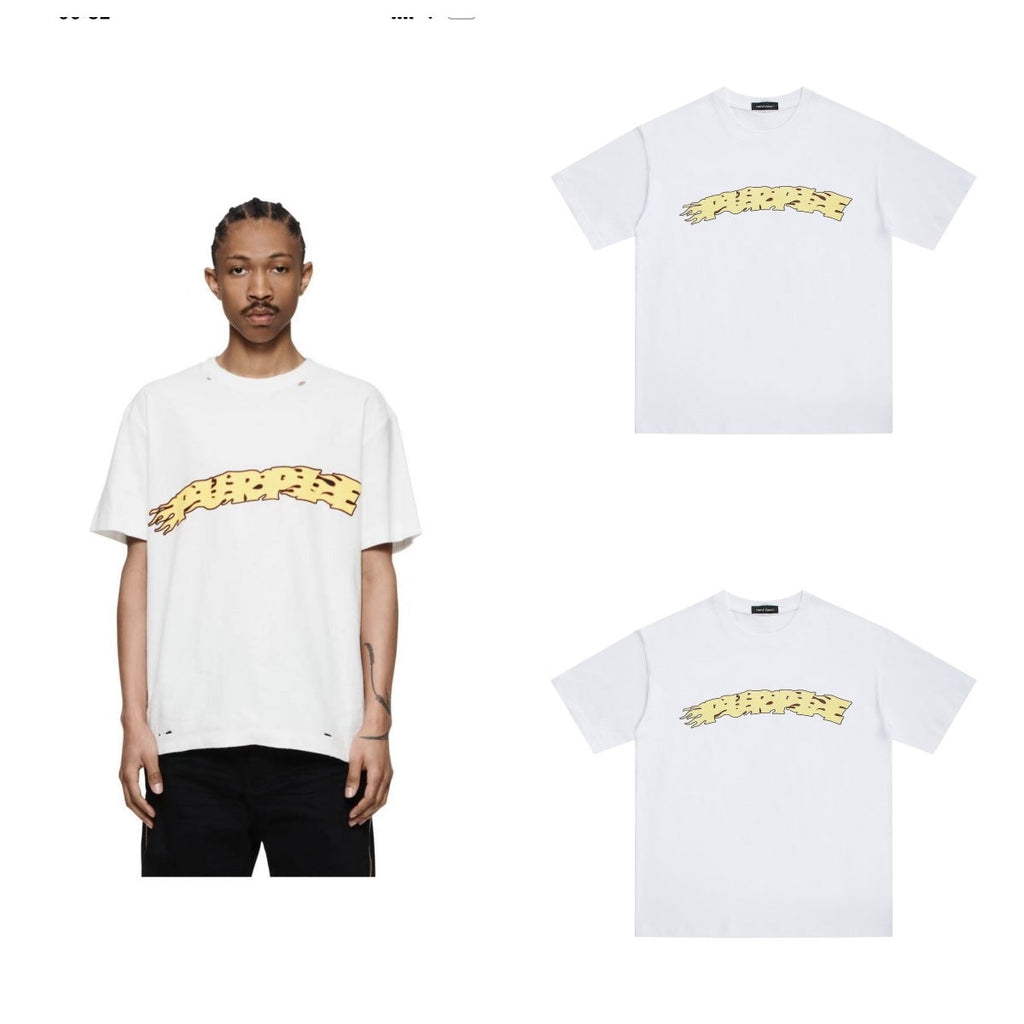 Purple Brand T-Shirt – White