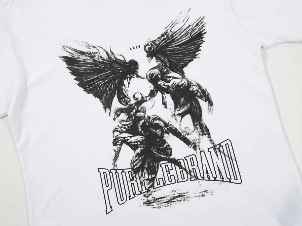 Purple Brand T-Shirt – White