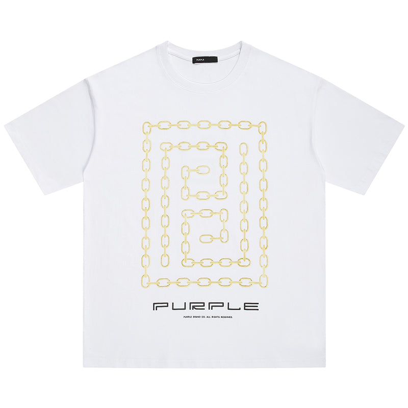 Purple Brand White Logo T-Shirt
