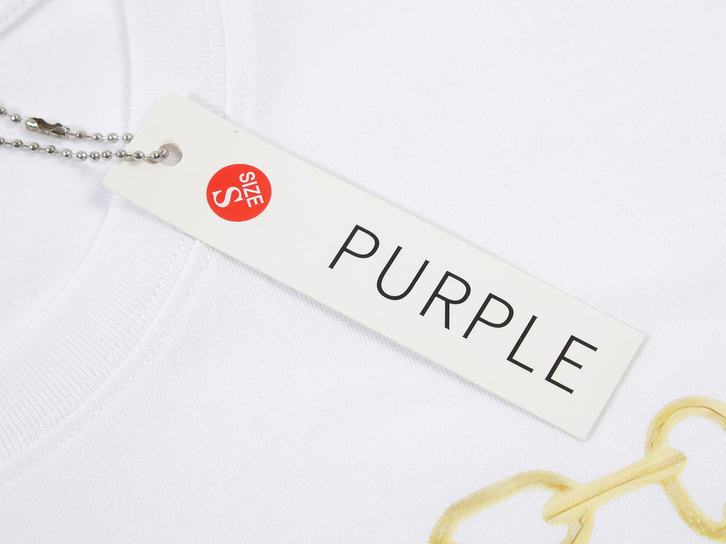 Purple Brand White Logo T-Shirt