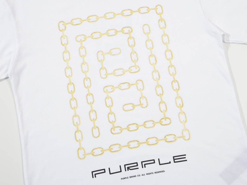 Purple Brand White Logo T-Shirt