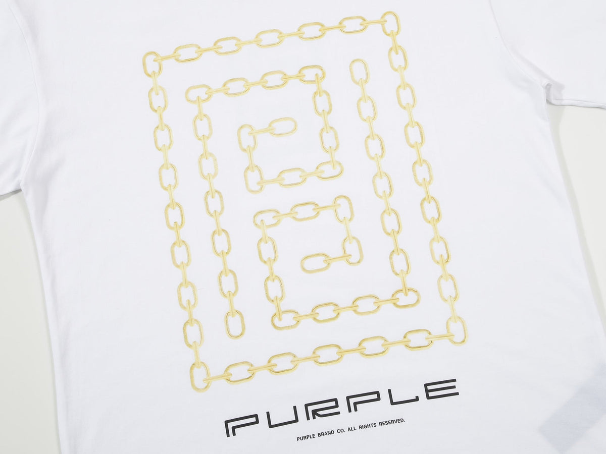 Purple Brand White Logo T-Shirt