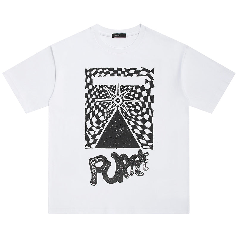 Purple Brand White Graphic T-Shirt