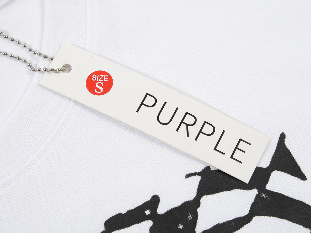 Purple Brand White Graphic T-Shirt