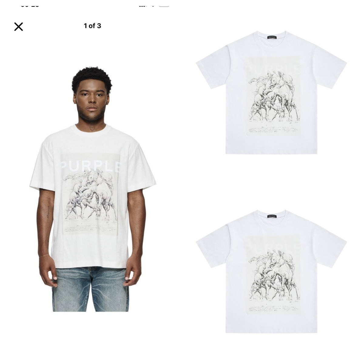 Purple Brand Men's T-Shirt | 100% Cotton