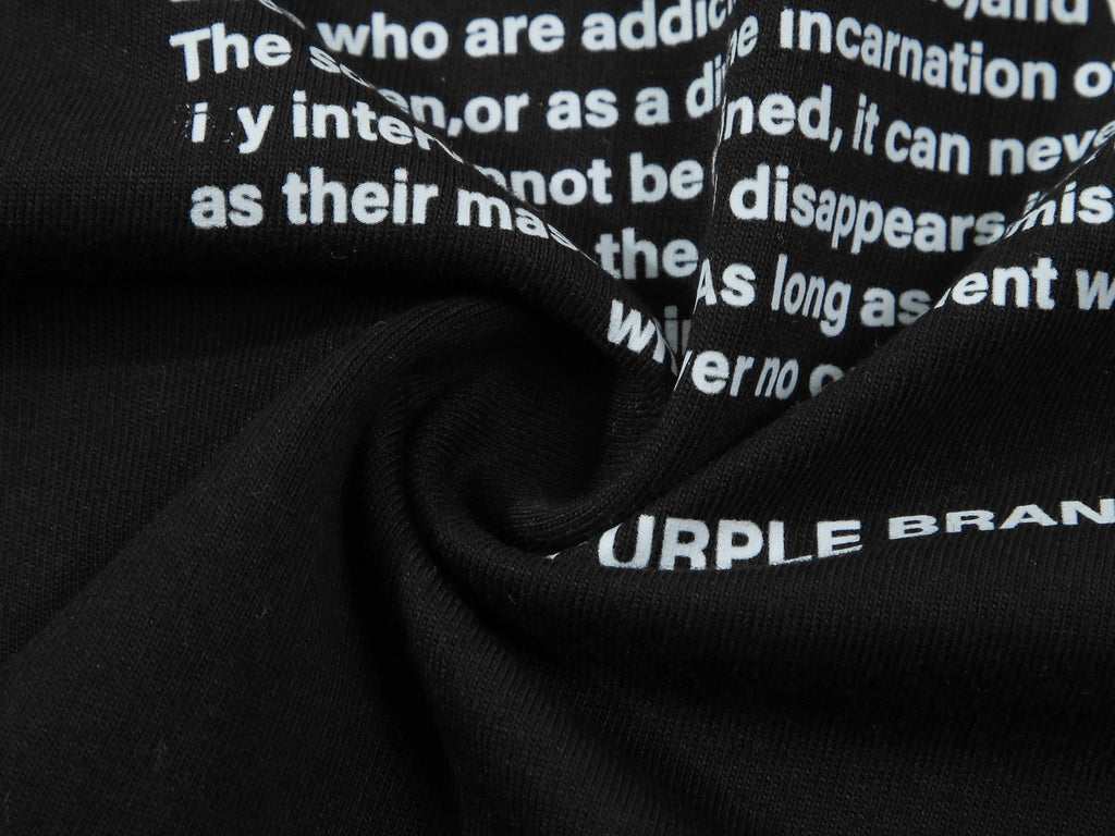 Purple Brand Black Essential T-Shirt III