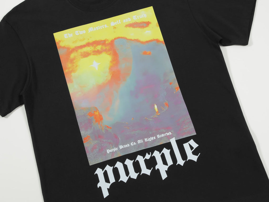 Purple Brand Black Essential T-Shirt II