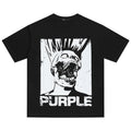 Purple Brand Black Logo T-Shirt