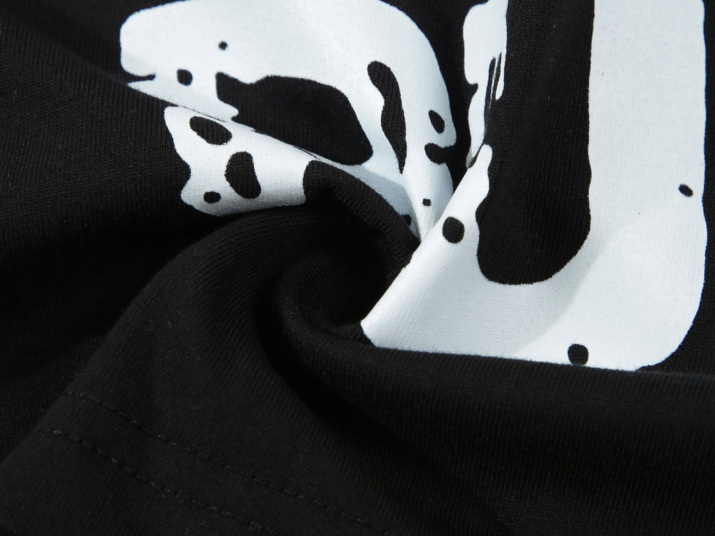 Purple Brand Black Logo T-Shirt