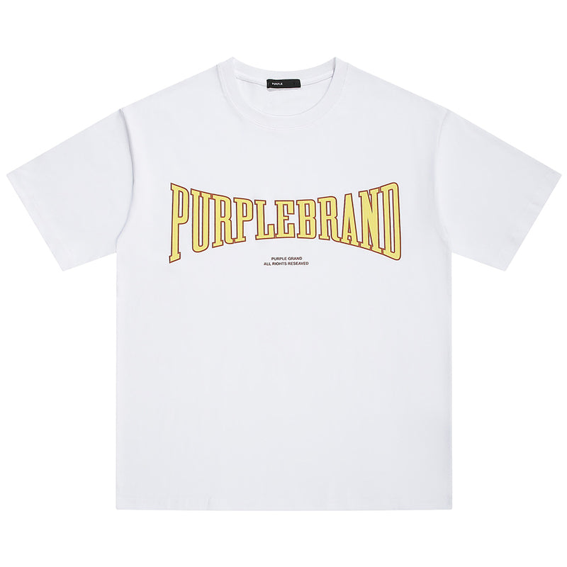 Purple Brand White Logo T-Shirt II