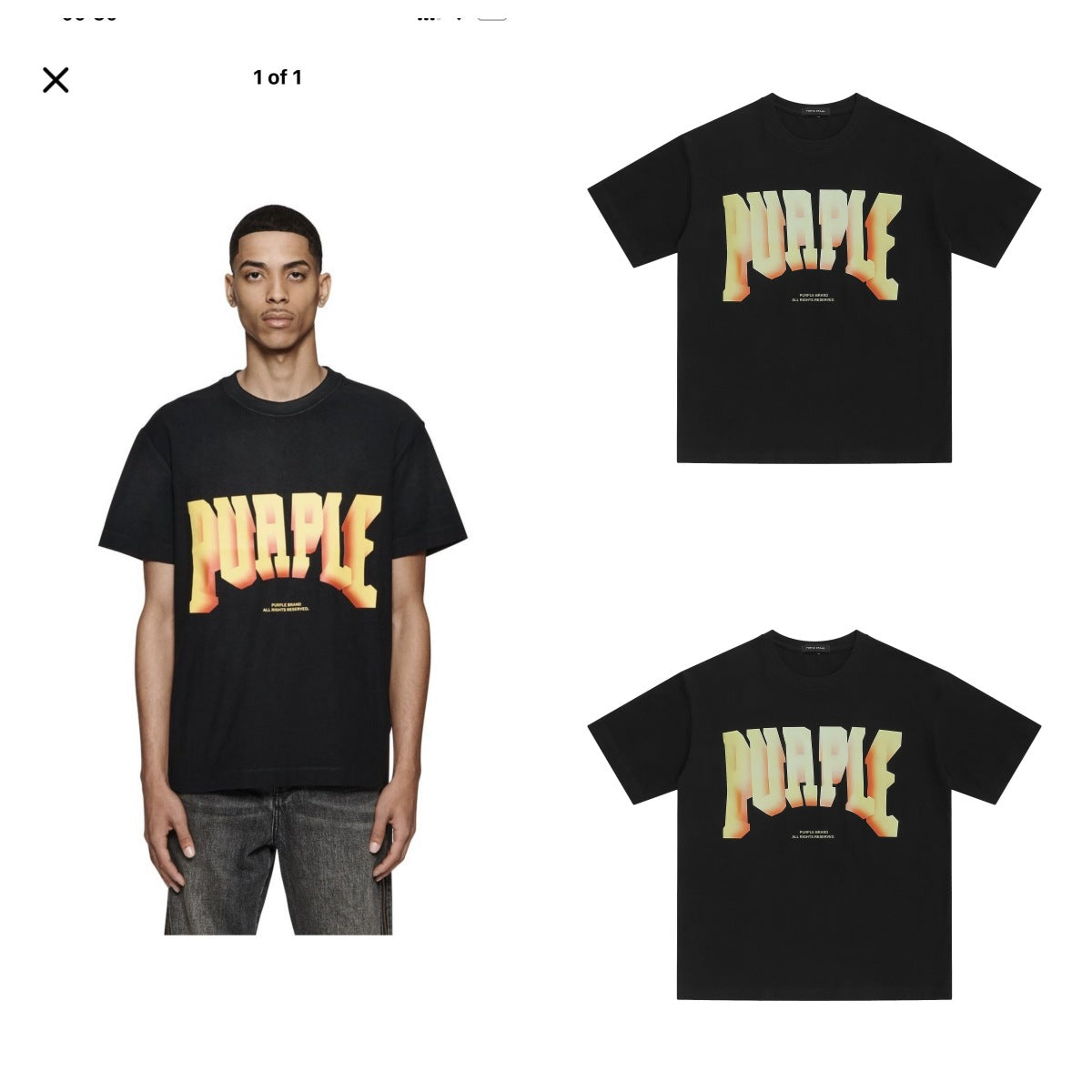 Purple Brand Men's T-Shirt | 100% Cotton