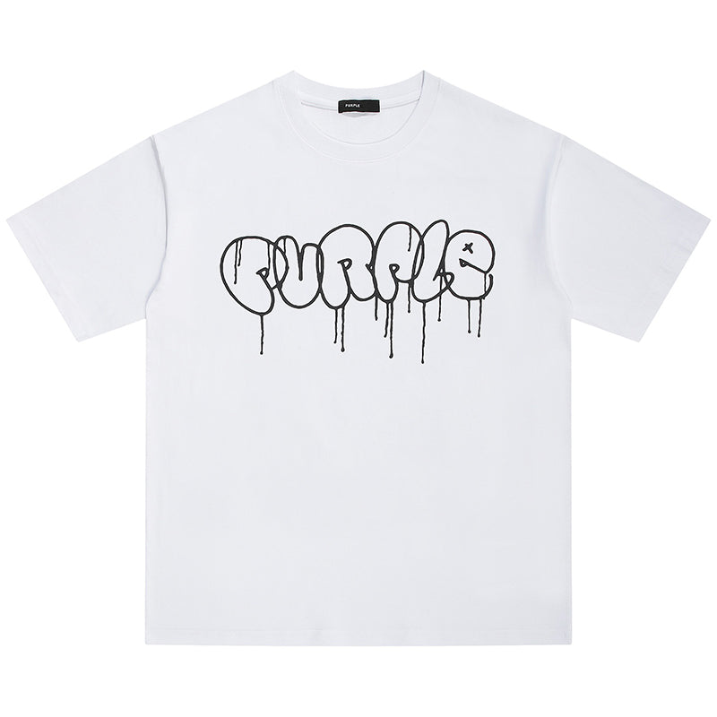 Purple Brand White Logo T-Shirt