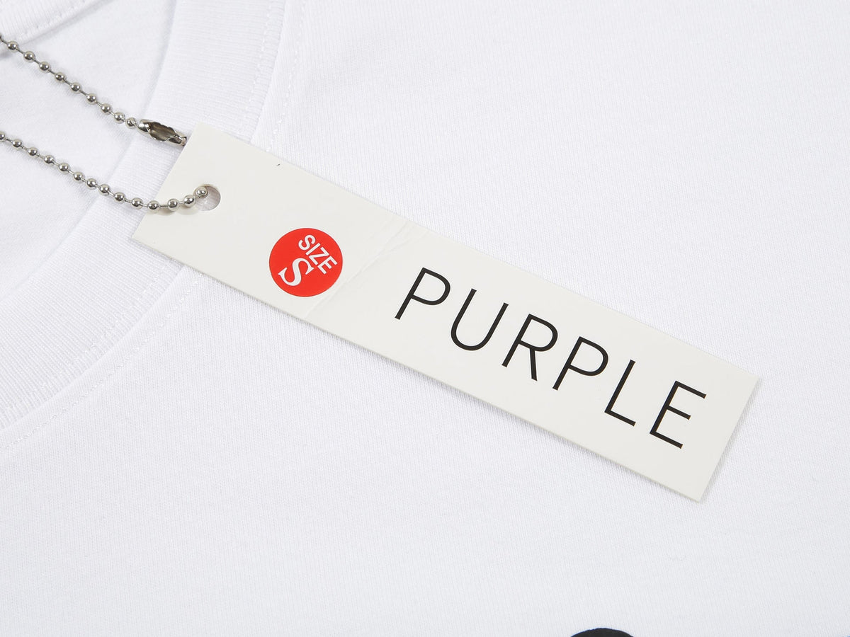 Purple Brand White Logo T-Shirt