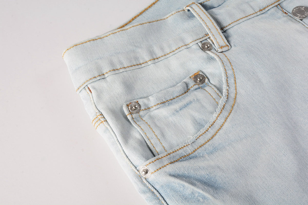 Purple Brand Jeans #9081 – Skinny Fit Scratched Denim