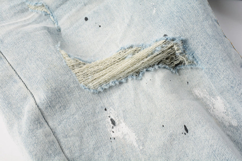 Purple Brand Relaxed Fit Denim Shorts