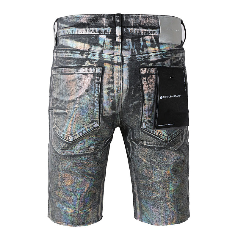Purple Brand Relaxed Fit Denim Shorts #5028